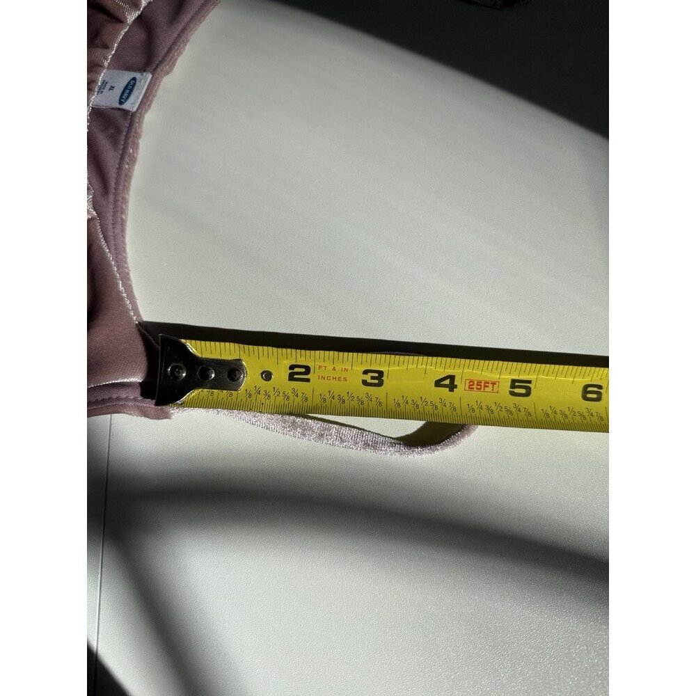 Y2K Old Navy Women’s XL Velvet Spaghetti Strap Tank Top Pink Romantic Fairy Core - Picture 6 of 11